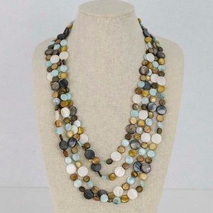 Necklace Mother of Pearl set/2 strands
